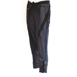 Malene Birger Satin & Corduroy Cropped Trousers